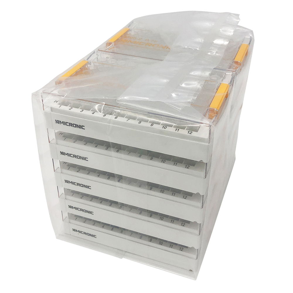 2Dﾊﾞｰｺｰﾄﾞ付ｸﾗｲｵﾁｭｰﾌﾞ Internal thread 0.75mL ﾗｯｸ入(low cover)1ｾｯﾄ(96本×10ﾗｯｸ入) MP52519