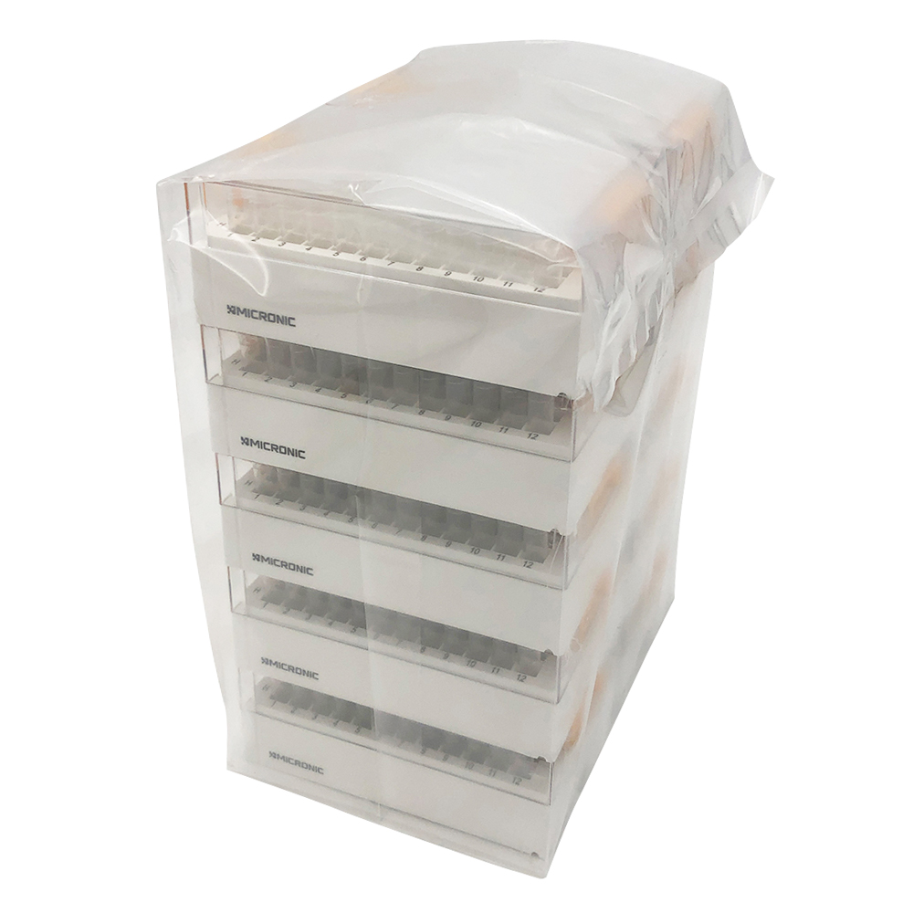 2Dﾊﾞｰｺｰﾄﾞ付ｸﾗｲｵﾁｭｰﾌﾞ Internal thread 1.40mL ﾗｯｸ入(low cover)1ｾｯﾄ(96本×10ﾗｯｸ入) MP52550