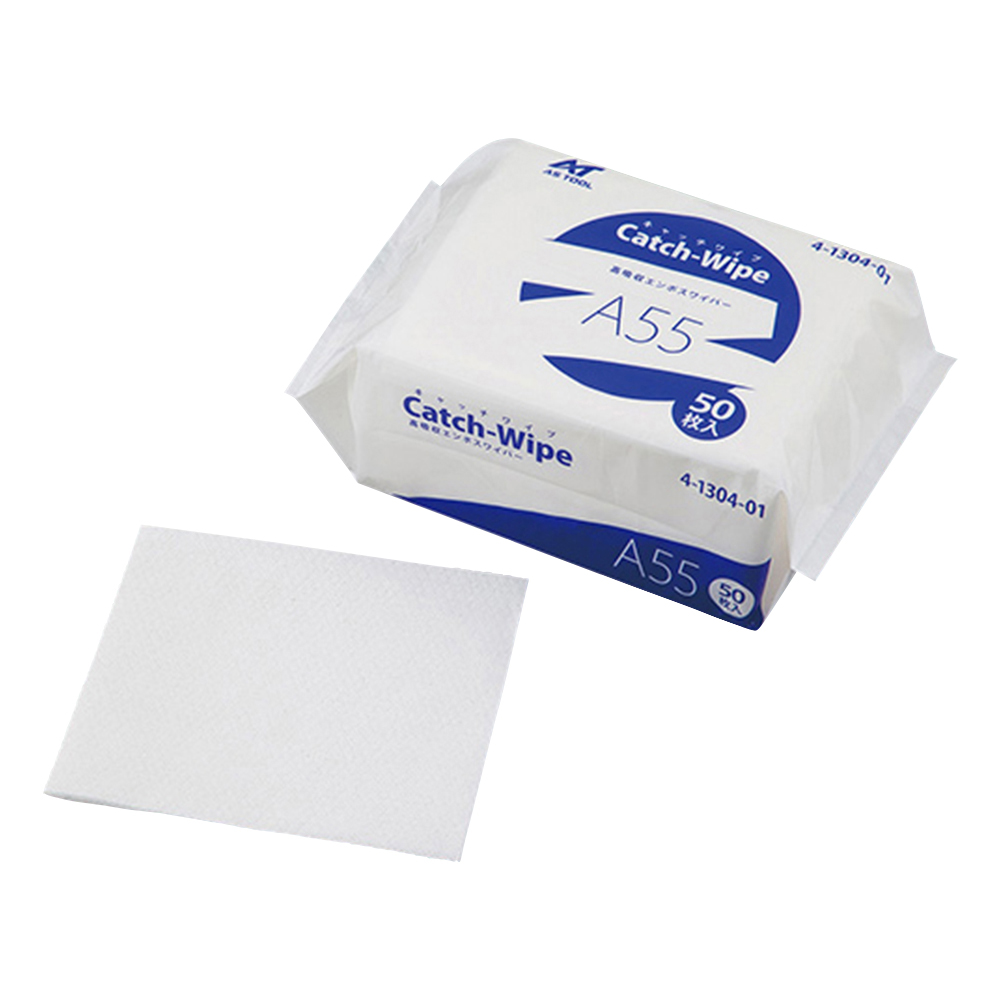 キャッチワイプ 高吸収エンボスワイパー 55g 50枚入 A55