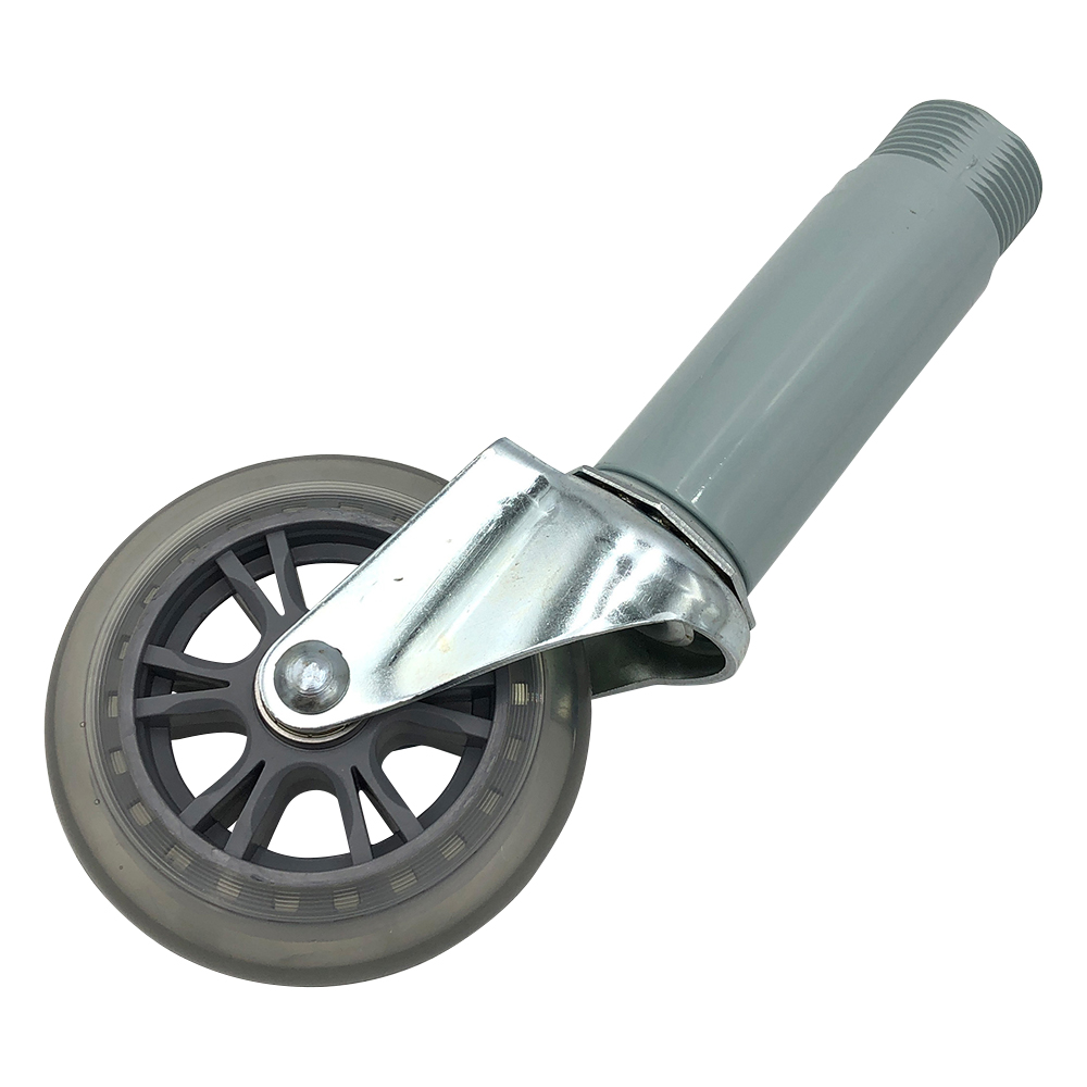 サイレントプラスチックワゴン用静音キャスター ストッパー無