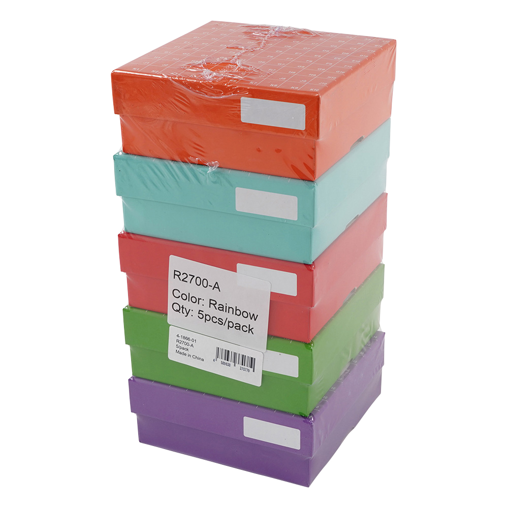 ヒンジ開閉フリーザーボックス（10×10） アソート 5個入 R2700-A