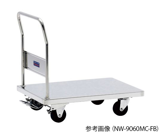 オートクレーブ対応台車 ニューウイング フットブレーキ有 NW-1260MC-FB