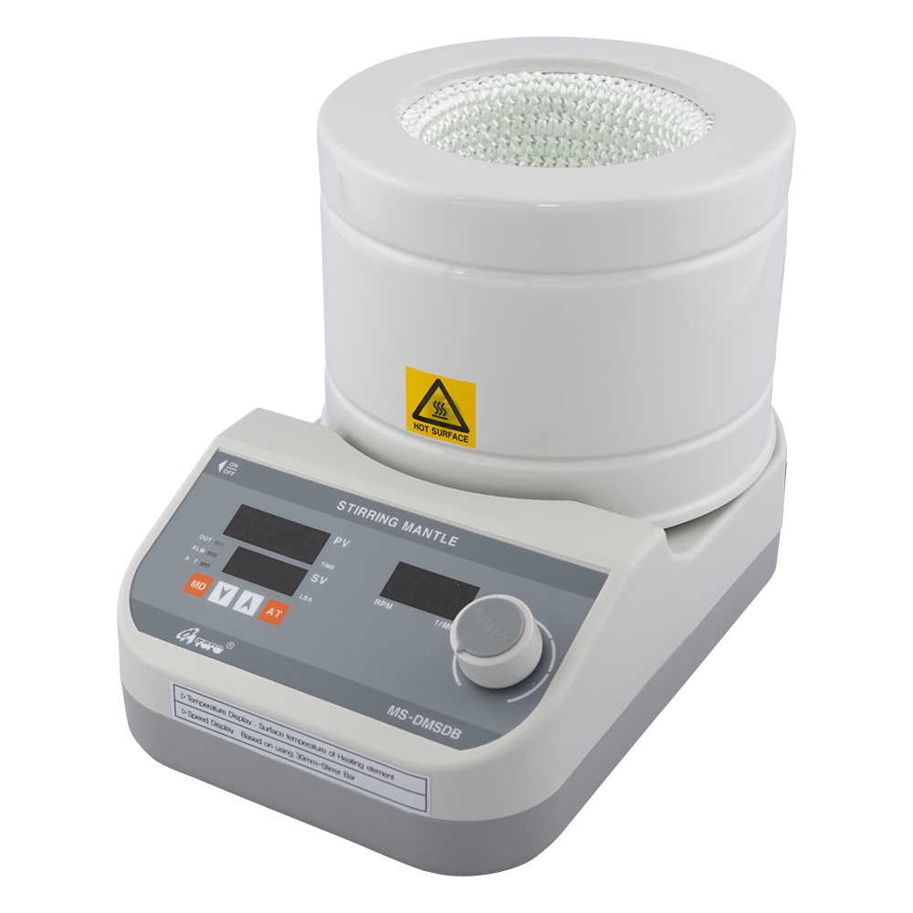 ビーカー用マントルヒータースターラー デジタル温度調節器付き 500mL MS-DMSDB-5