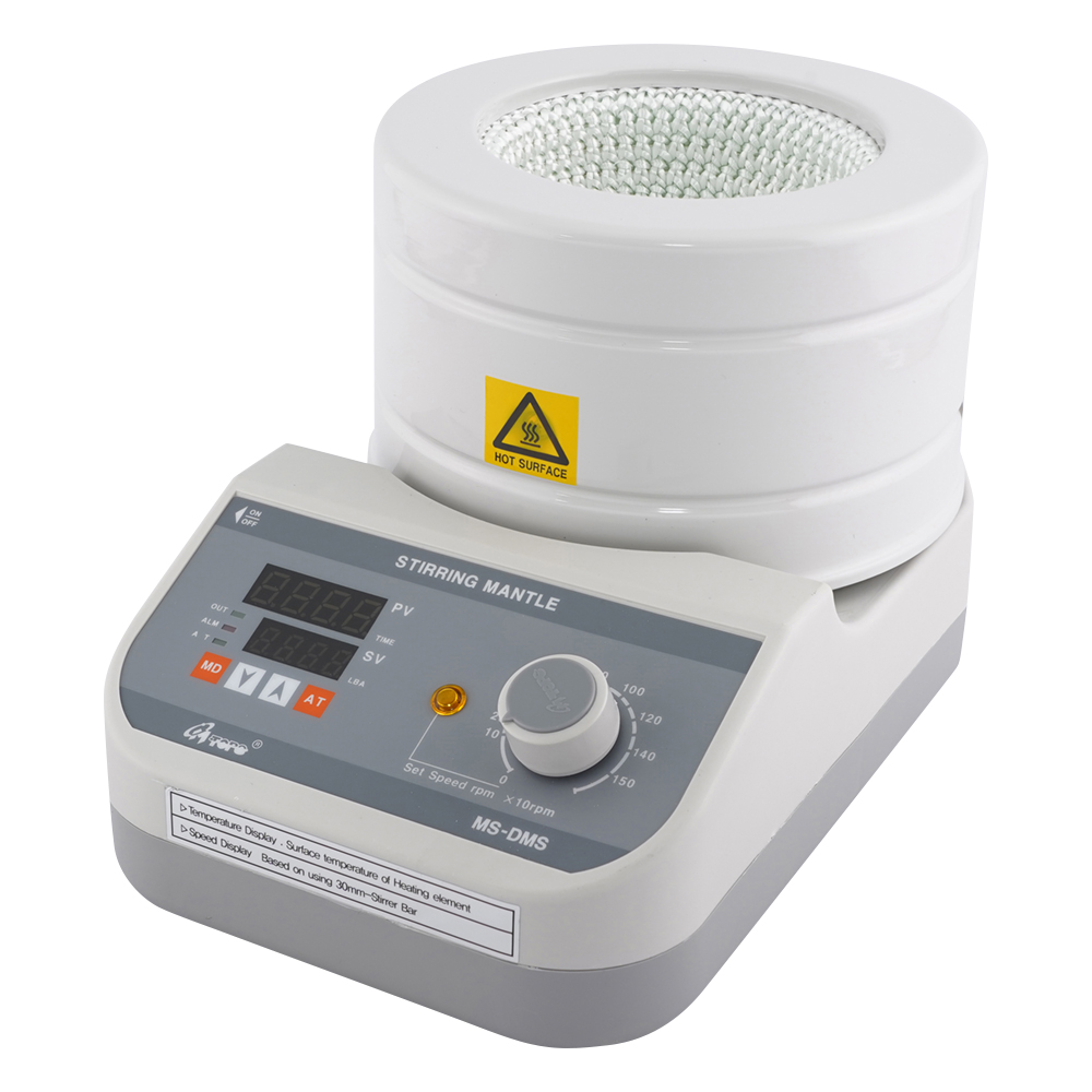 フラスコ用マントルヒータースターラー デジタル温度調節器付き 300mL MS-DMS-3
