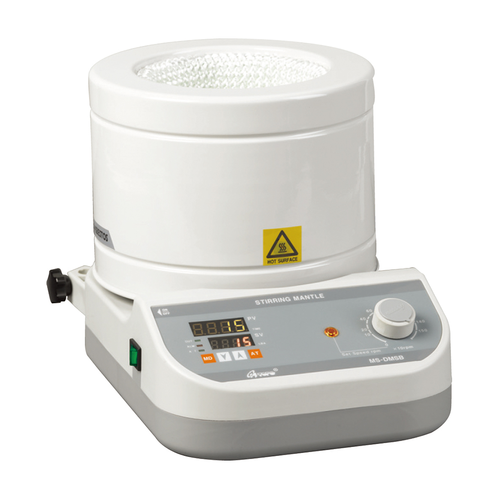 ビーカー用マントルヒータースターラー デジタル温度調節器付き 100mL MS-DMSB-1