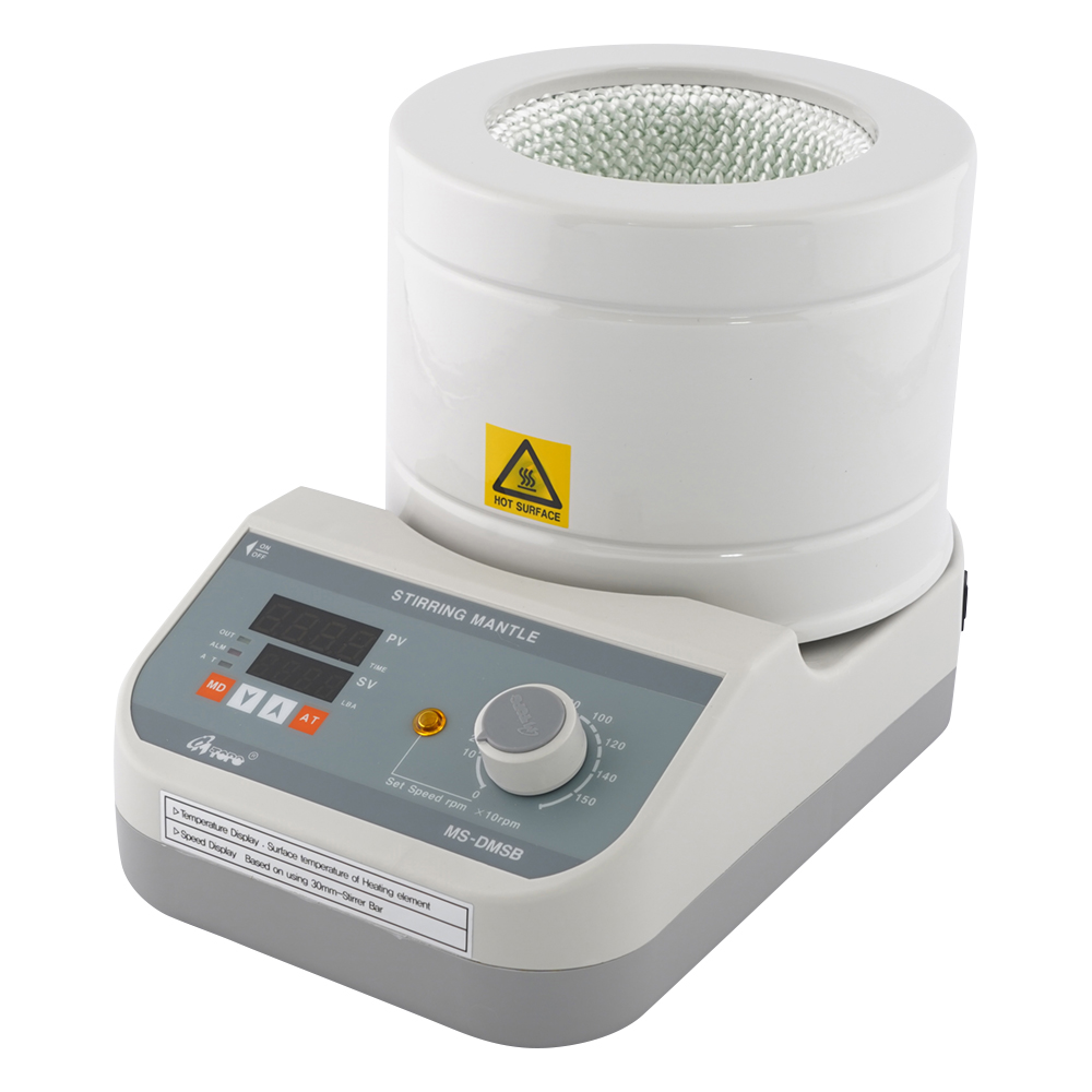 ビーカー用マントルヒータースターラー デジタル温度調節器付き 500mL MS-DMSB-5