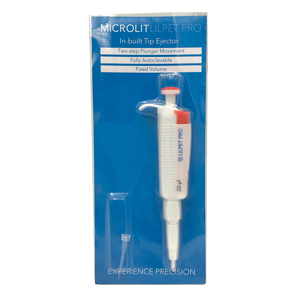 小型定量ピペット（イジェクタ付き） 20uL LILP-20