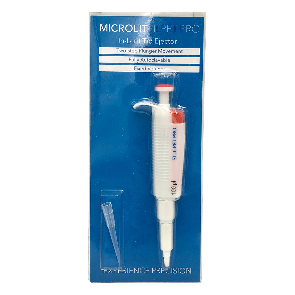 小型定量ピペット（イジェクタ付き） 100uL LILP-100