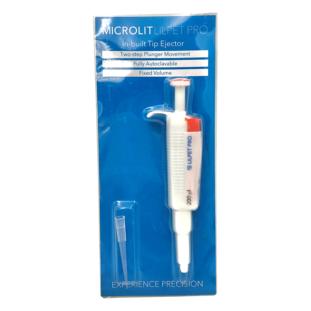 小型定量ピペット（イジェクタ付き） 200uL LILP-200