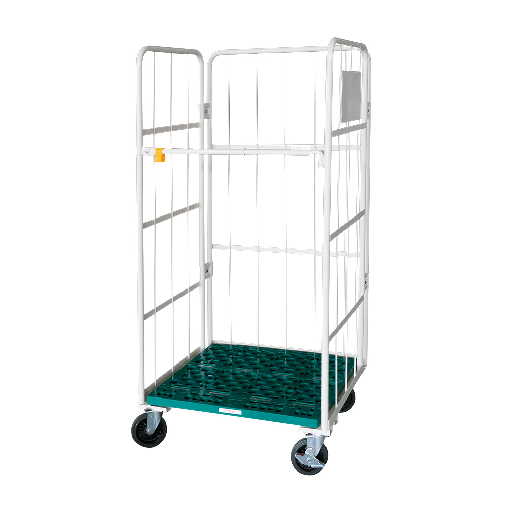 カゴ台車 樹脂底タイプ 842×645×1700mm 8465PH-B