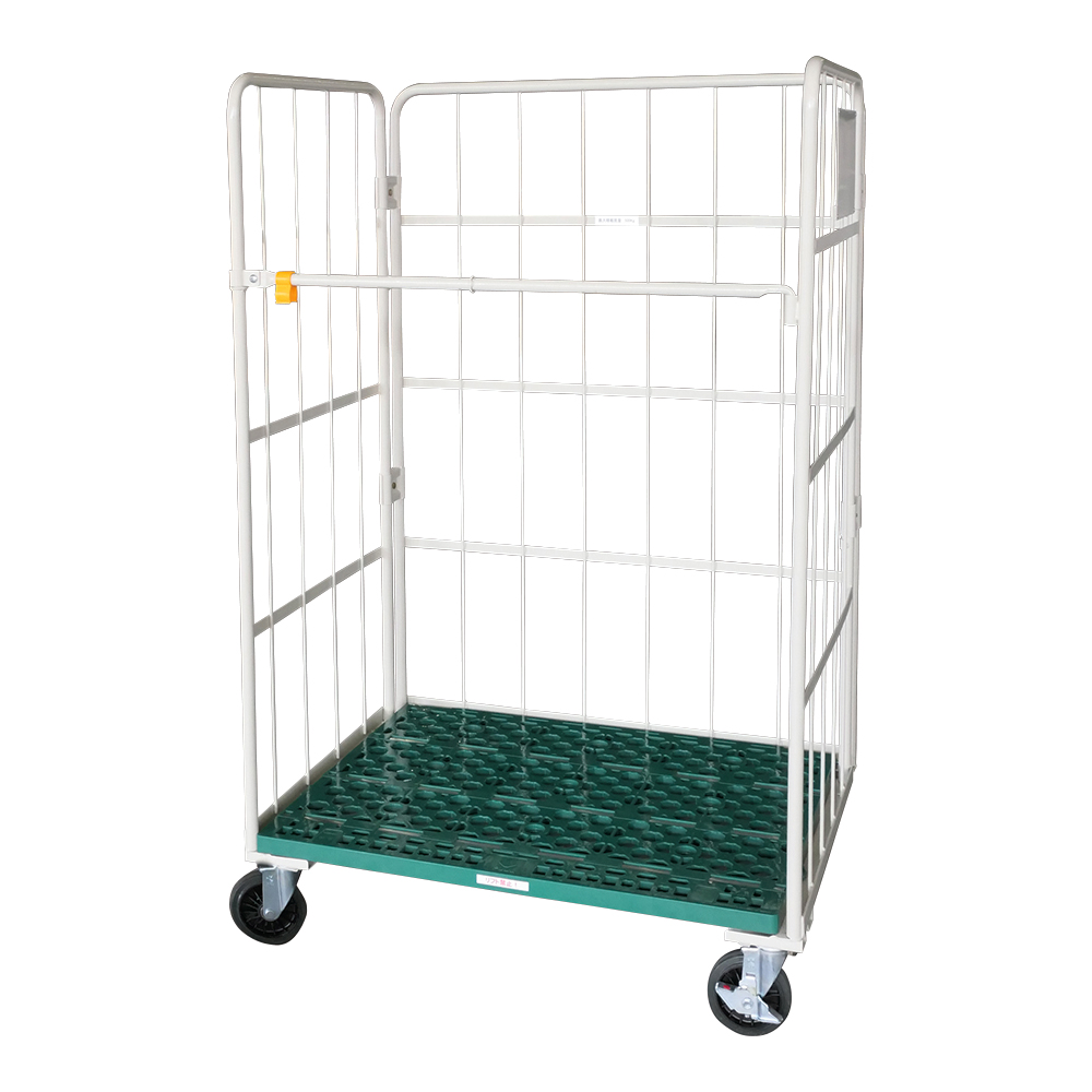 カゴ台車 樹脂底タイプ 1092×795×1700mm 1180PH-B