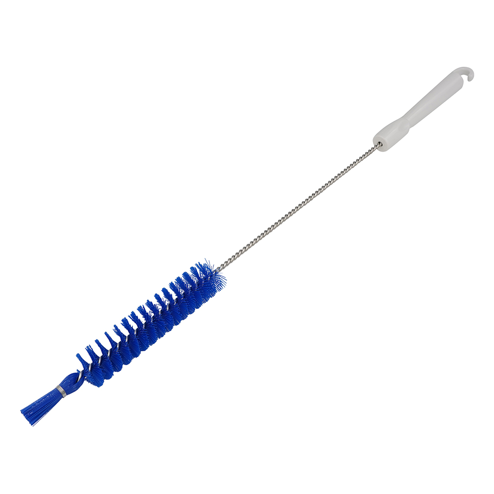 パイプクリーナーホ付（PBT毛） 500×135×φ30mm ブルー ABS-PH-30B