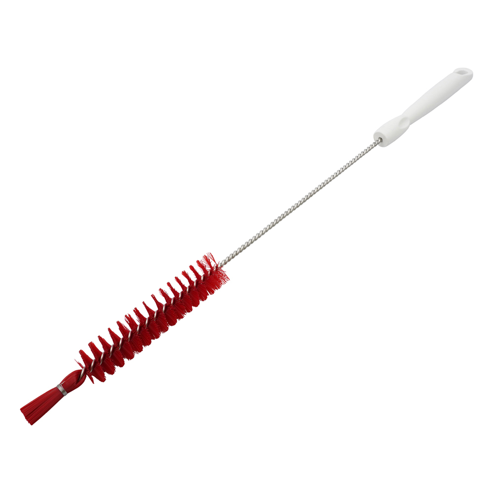 パイプクリーナーホ付（PBT毛） 500×135×φ30mm レッド ABS-PH-30R