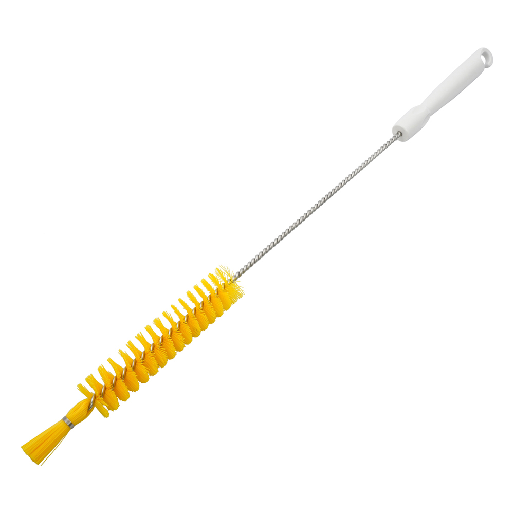 パイプクリーナーホ付（PBT毛） 500×135×φ30mm イエロー ABS-PH-30Y