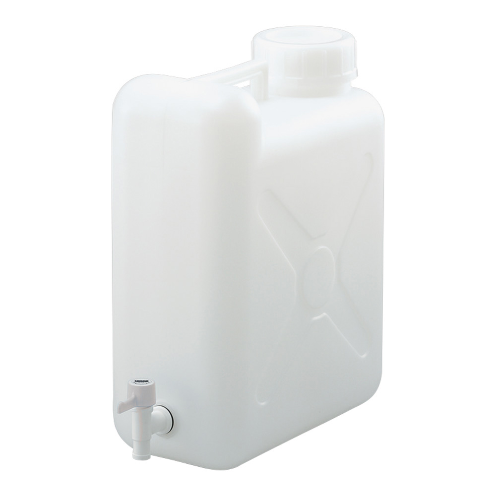 ヘンペイ活栓付瓶（フロロテクト） 表面フッ化処理 20L