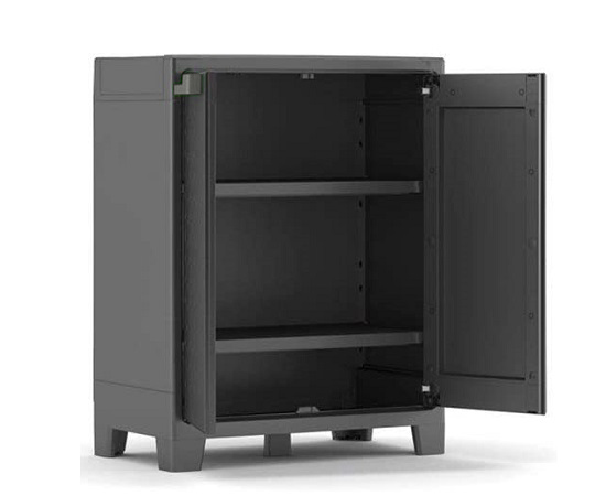 屋外用プラスチックキャビネット Moby ロータイプ 組立済 9762100