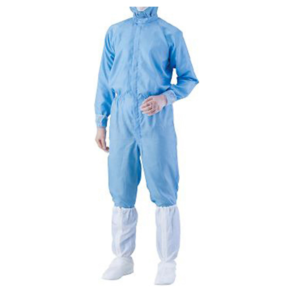異物混入対策ツナギ服 AS1401（男女兼用） 青 M