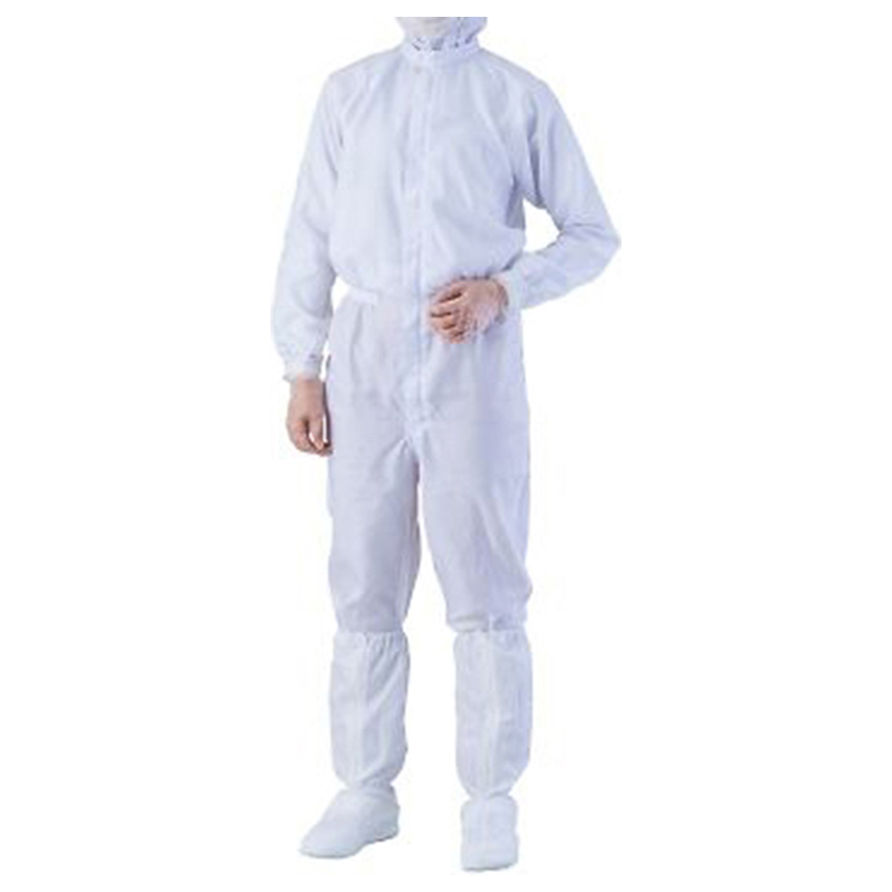 異物混入対策ツナギ服 AS1401（ICタグ対応） 白 M