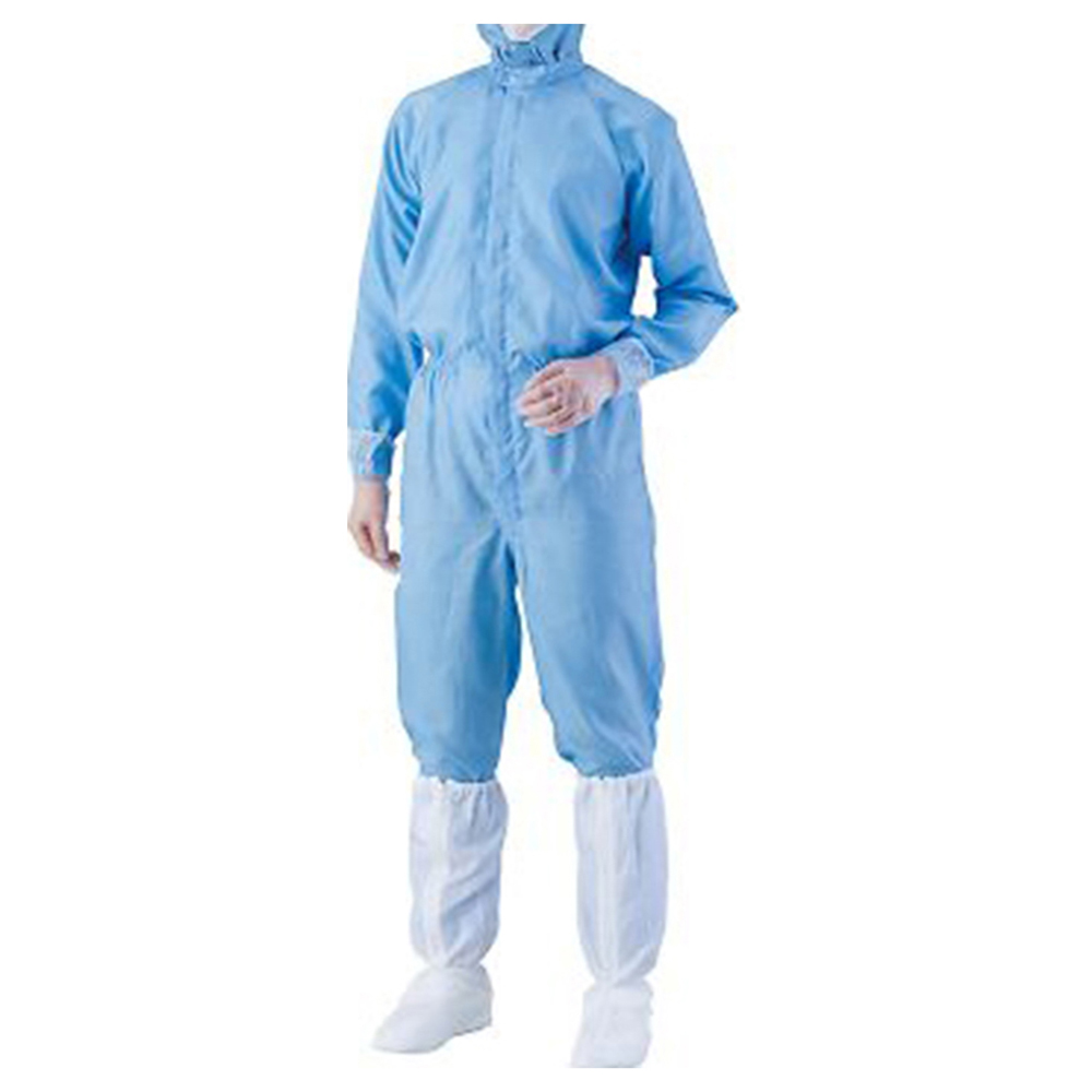 異物混入対策ツナギ服 AS1401（ICタグ対応） 青 M