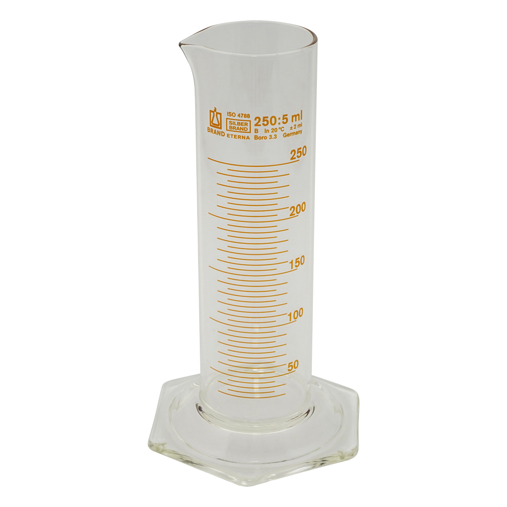 メスシリンダー（太型） 250mL 42048