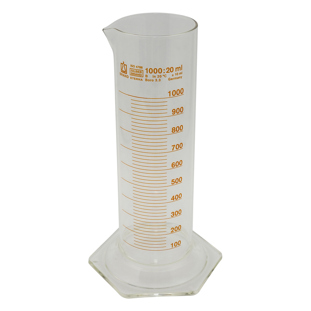 メスシリンダー（太型） 1000mL 42062