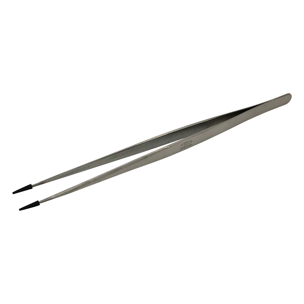 先端ゴムキャップ付ピンセット Feather Pick 140×6.5mm ストレート ST-140