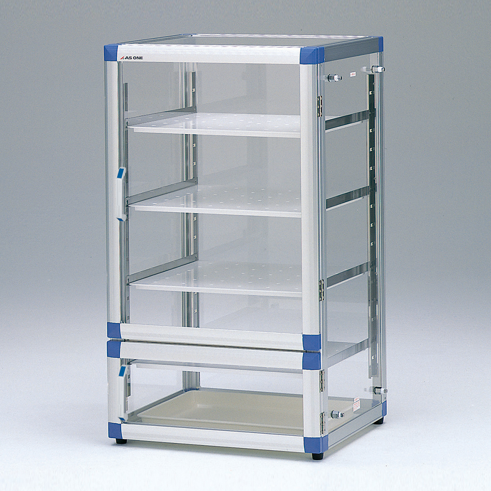 ガス置換デシケーター（マグネットパッキン扉仕様） 強化プラスチック 574×523×1020mm GDM-BG1P