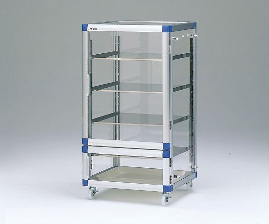 ガス置換デシケーター（マグネットパッキン扉仕様） 強化プラスチック 574×523×1085mm GDM-BG1KP