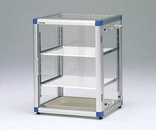 ガス置換デシケーター（マグネットパッキン扉仕様） 強化プラスチック 574×523×765mm GDM-BG2P