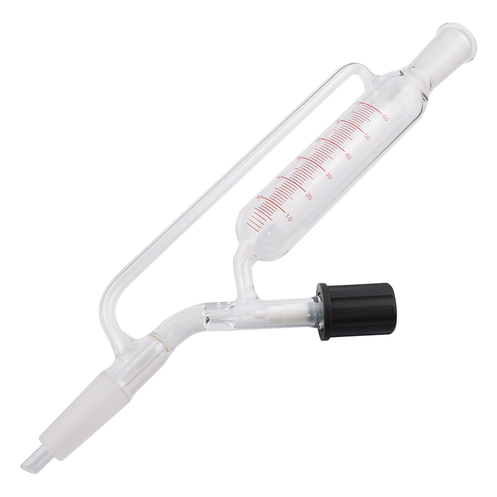 分液ロート（平衡型、ニードルバルブ、目盛付） 60mL SFV60-1938