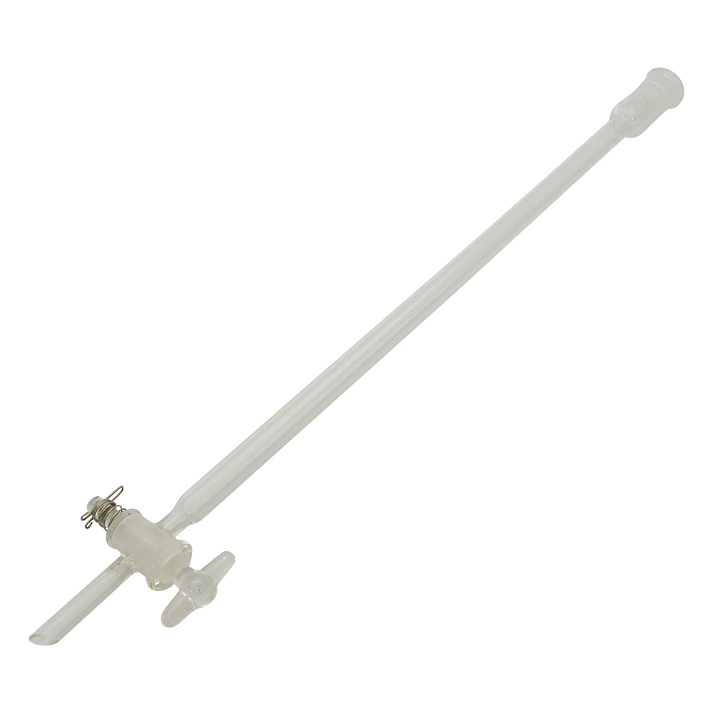 クロマトグラフ管（摺合有り） ガラスコックタイプ φ10mm CHG-10-1525