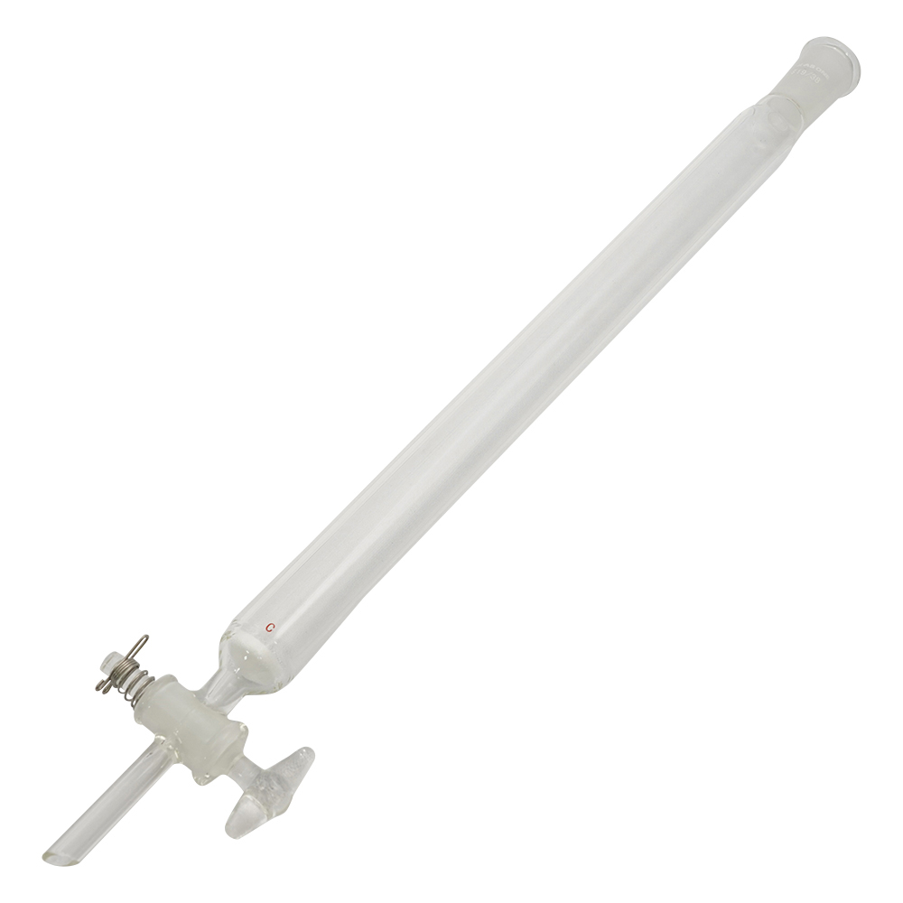 クロマトグラフ管（摺合有り） ガラスコックタイプ φ20mm CHG-20F-1938