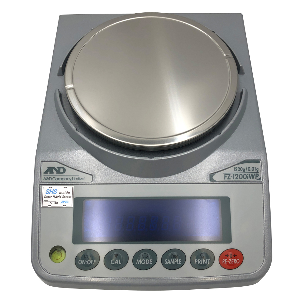 校正用分銅内蔵汎用電子天びん（FZ-Iシリーズ） IP65準拠 1220g FZ-1200iWP