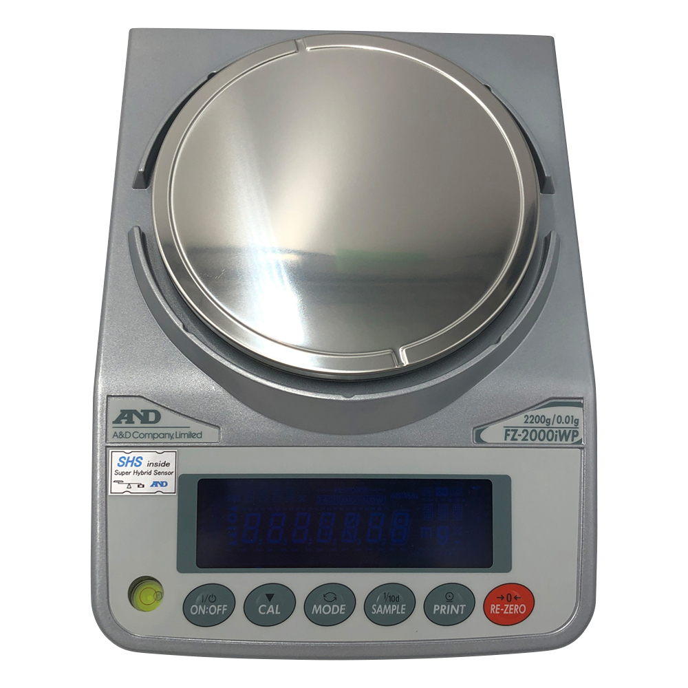 校正用分銅内蔵汎用電子天びん（FZ-Iシリーズ） IP65準拠 2200g FZ-2000iWP
