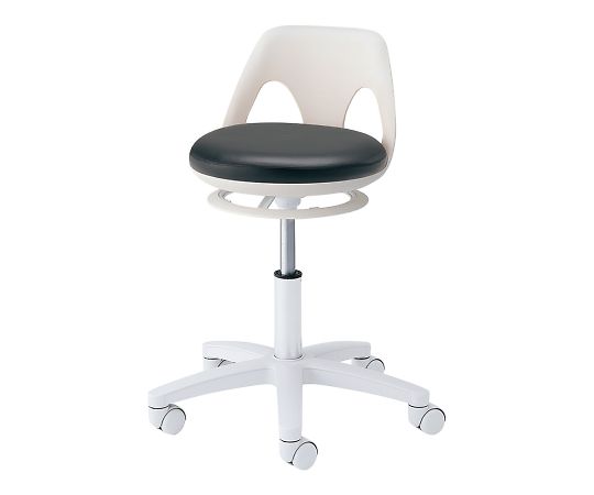 ハイタイプチェア（抗菌・防汚） 足掛リング無 ブラック SI-BK