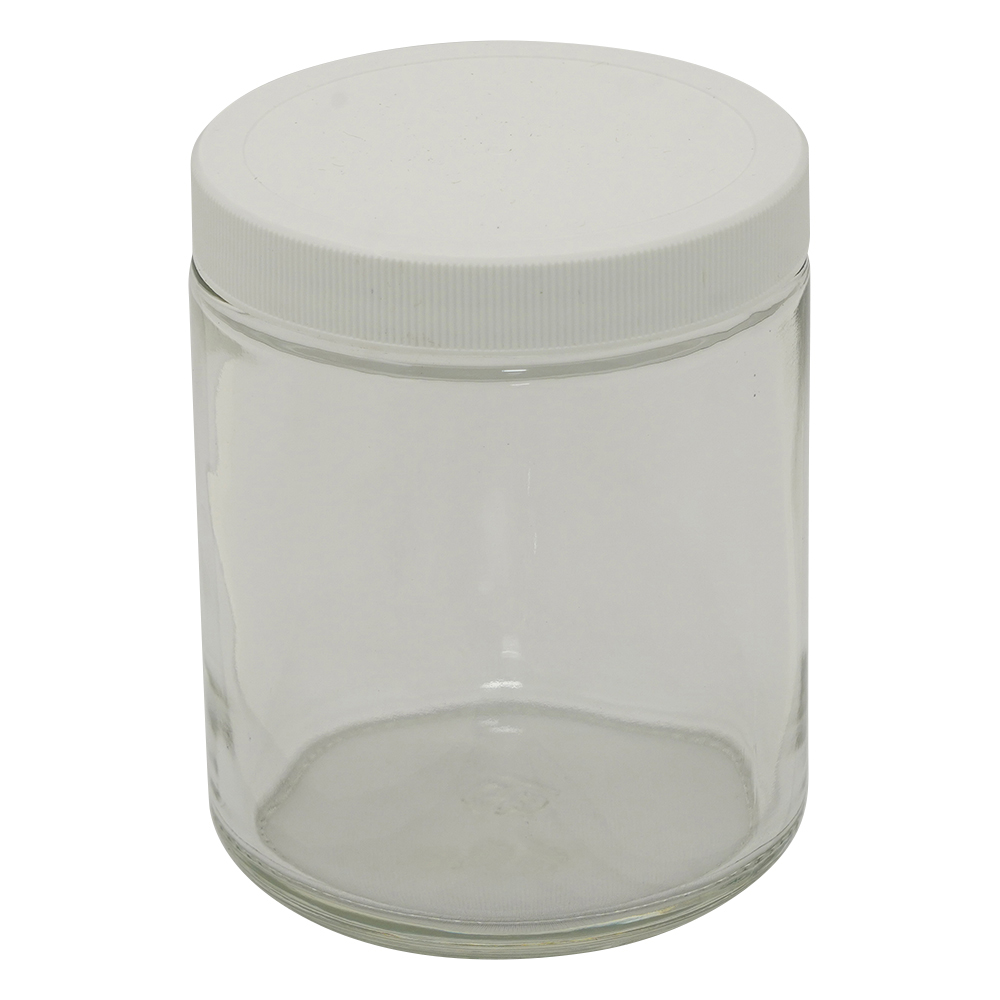 ２４０ｍｌ　クリーン処理済広口ガラス瓶　ＧＬＣ－０１６６４