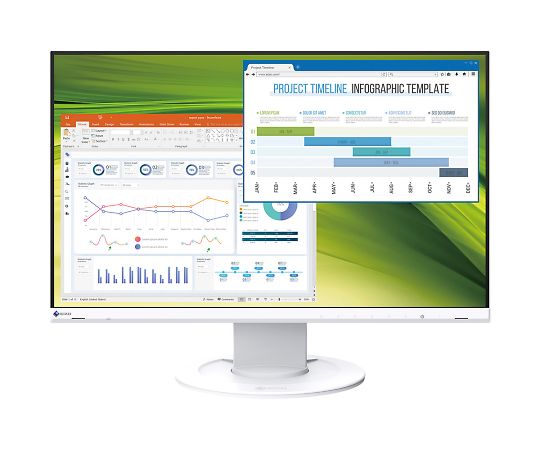 カラー液晶モニター 22.5型 ホワイト EV2360-WT