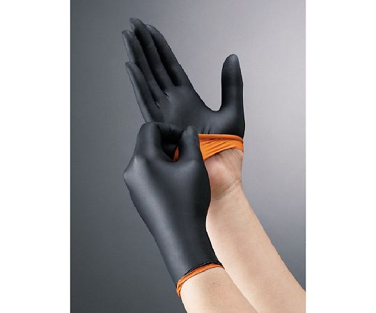 リバーシブルニトリルグローブ（ブラックファイア・業務用） 150枚入 L 44758