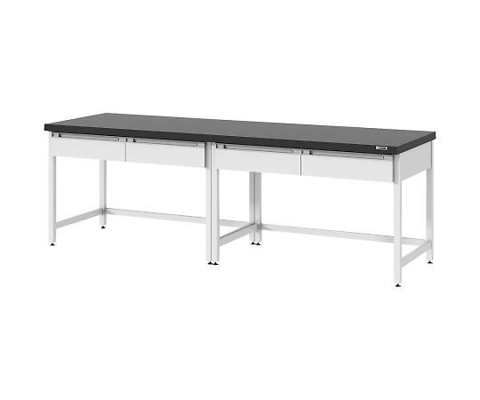 スチール作業台（足掛けコの字） 2400×750×800mm JCB-2475