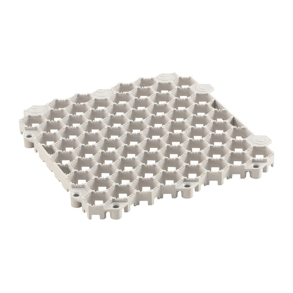 抗菌システムスノコ　ハード　グレー　150mm×150mm