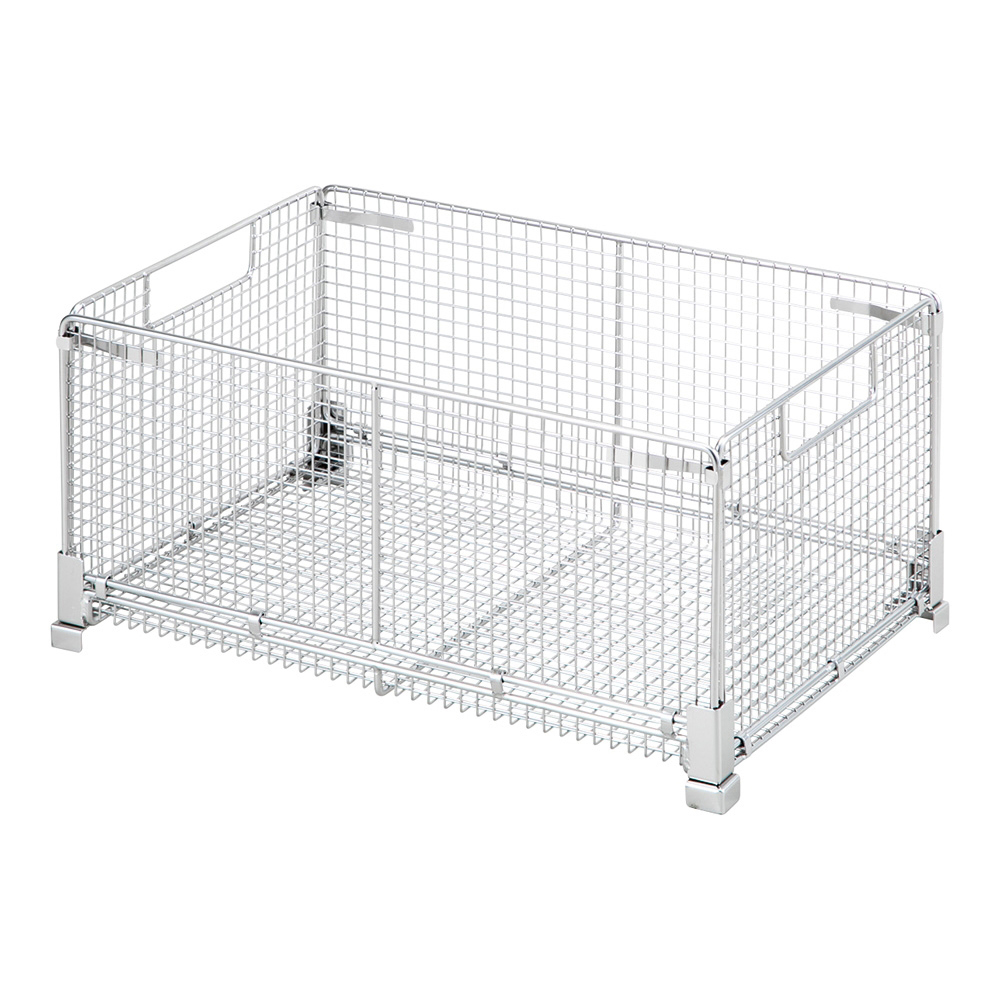 折りたたみステンレスバスケット　OB-2