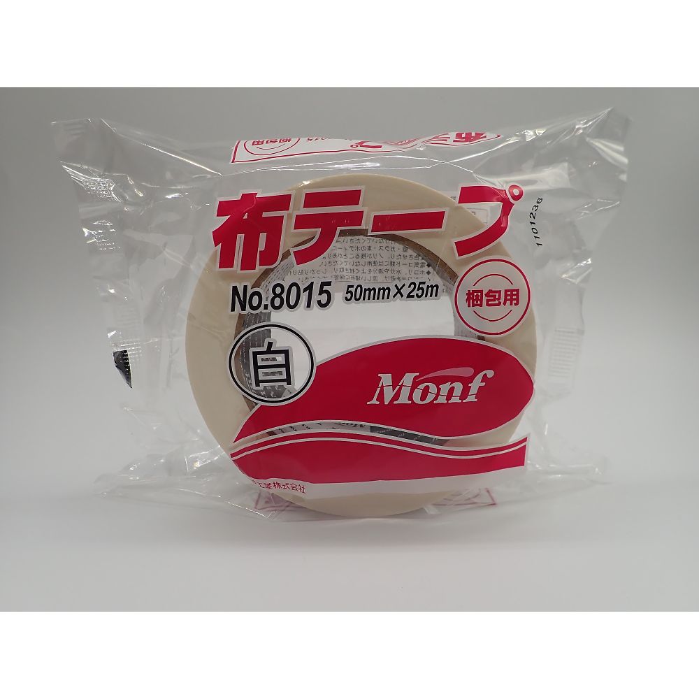 カラー布粘着テープ　№８０１５白