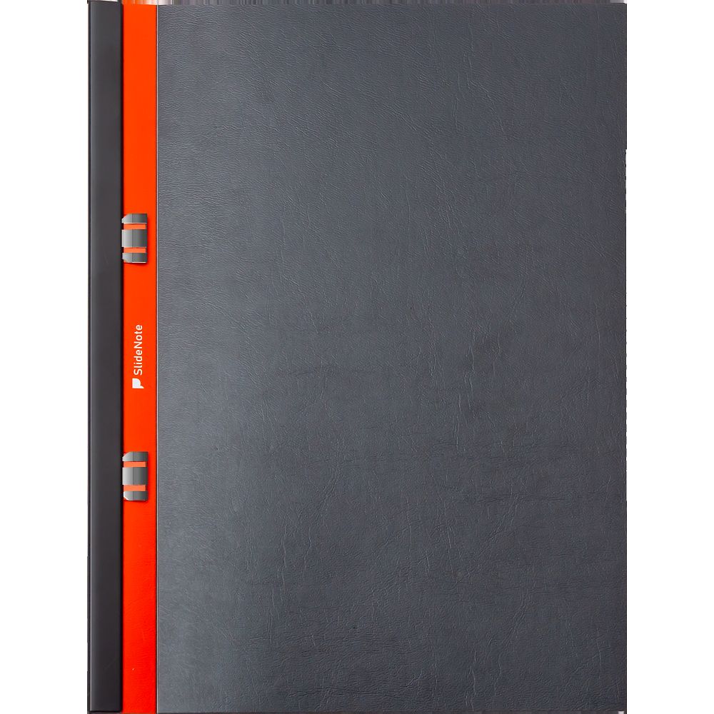 スライド式リングレスノート SlideNote A4 両開きタイプ ダークグレー 2個入 SN3SA4-DG