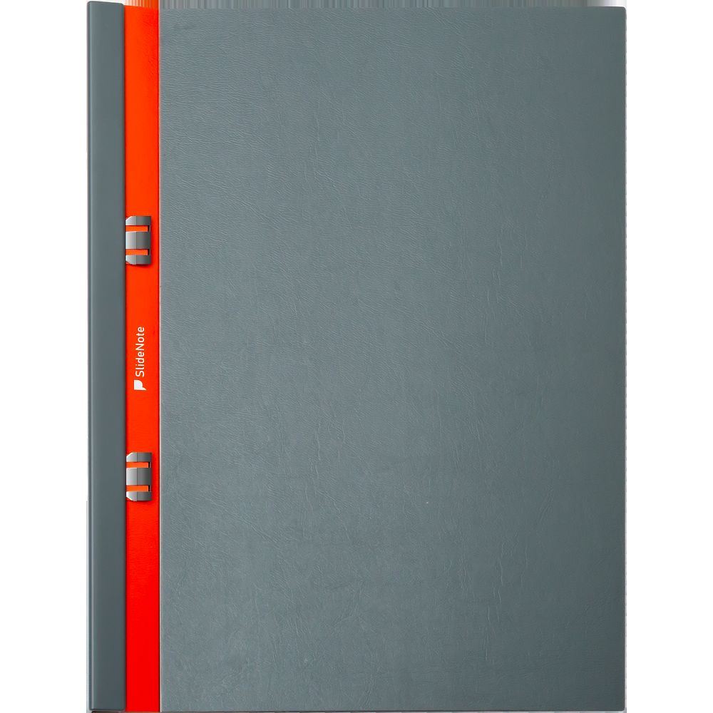スライド式リングレスノート SlideNote A4 両開きタイプ ブルーグレー 2個入 SN3SA4-BG
