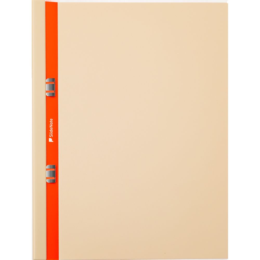 スライド式リングレスノート SlideNote A4 両開きタイプ ライトブラウン 2個入 SN3SA4-LB