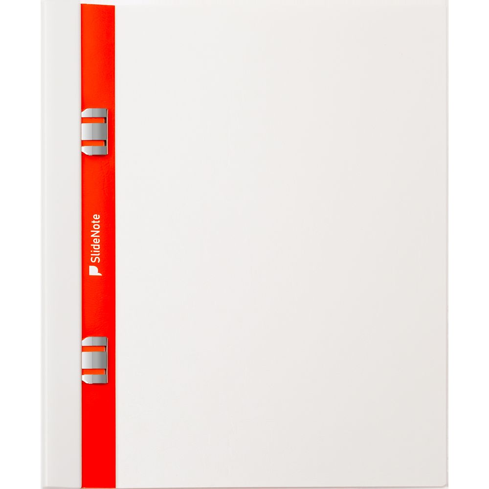 スライド式リングレスノート SlideNote A5 両開きタイプ ホワイト 2個入 SN3SA5-W