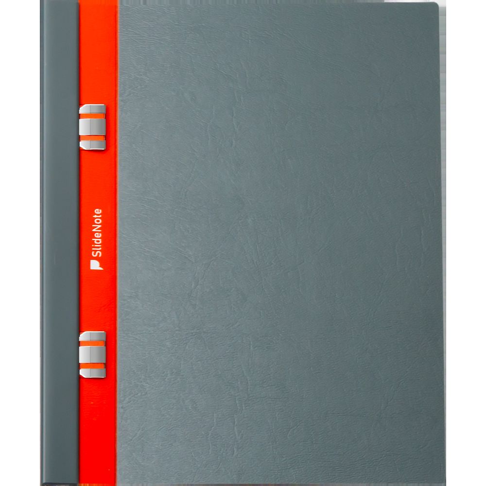 スライド式リングレスノート SlideNote A5 両開きタイプ ブルーグレー 2個入 SN3SA5-BG
