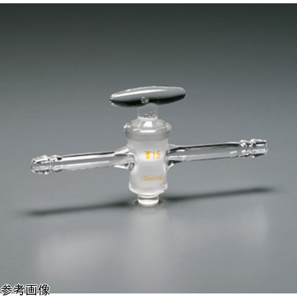 二方コック（ゴム止タイプ）12/30 φ6mmCL0460-01-10