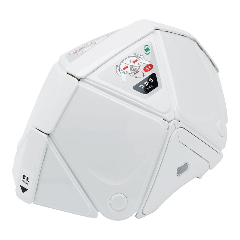 折りたたみ防災ヘルメット フラットメット2 ホワイト ＴＳＣ－１０Ｎ－Ｆｌａｔｍｅｔ２－Ｗ