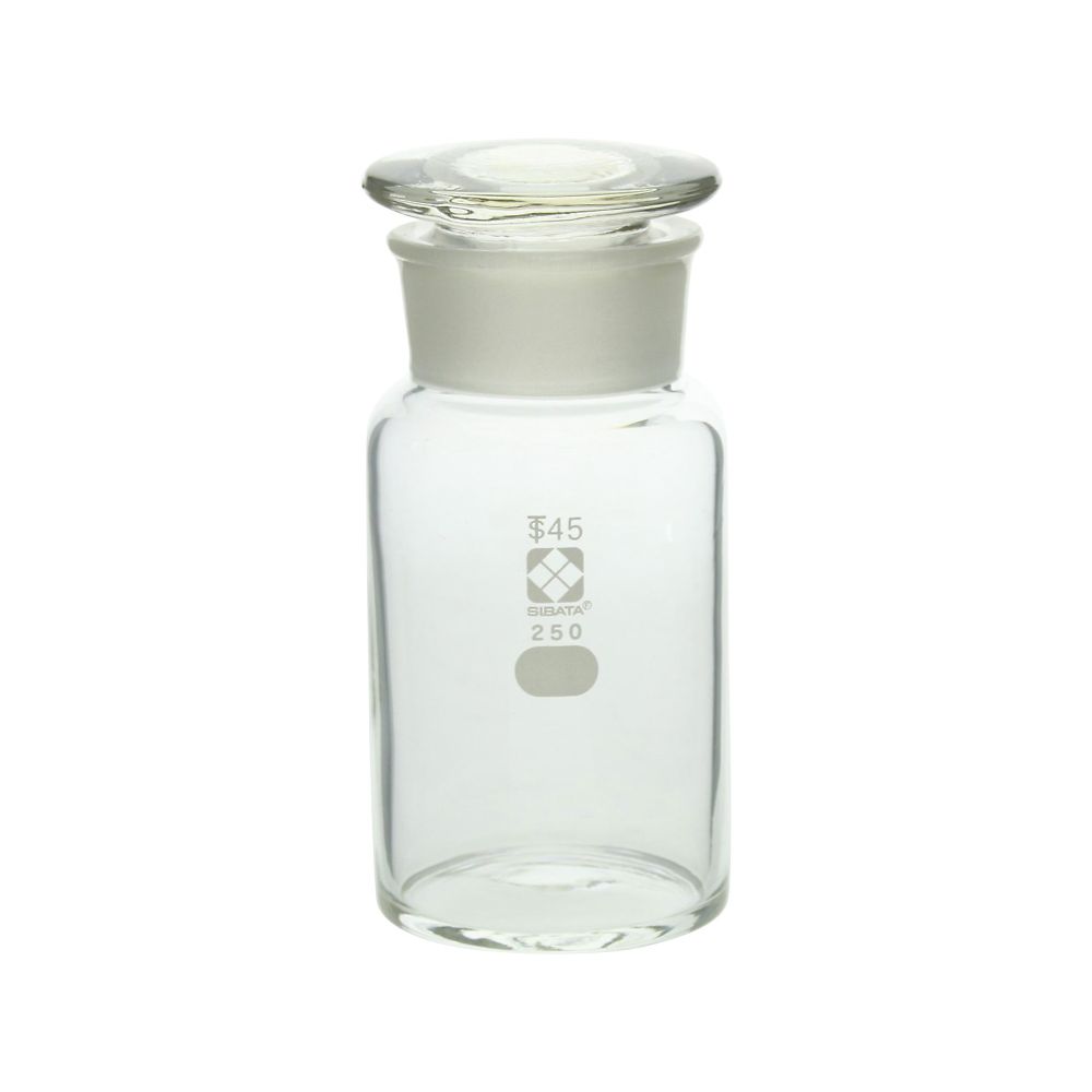 共通摺合わせ広口試薬瓶 白色 250mL